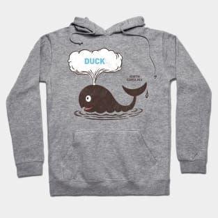 Duck, NC Summertime Vacationing Whale Spout Hoodie